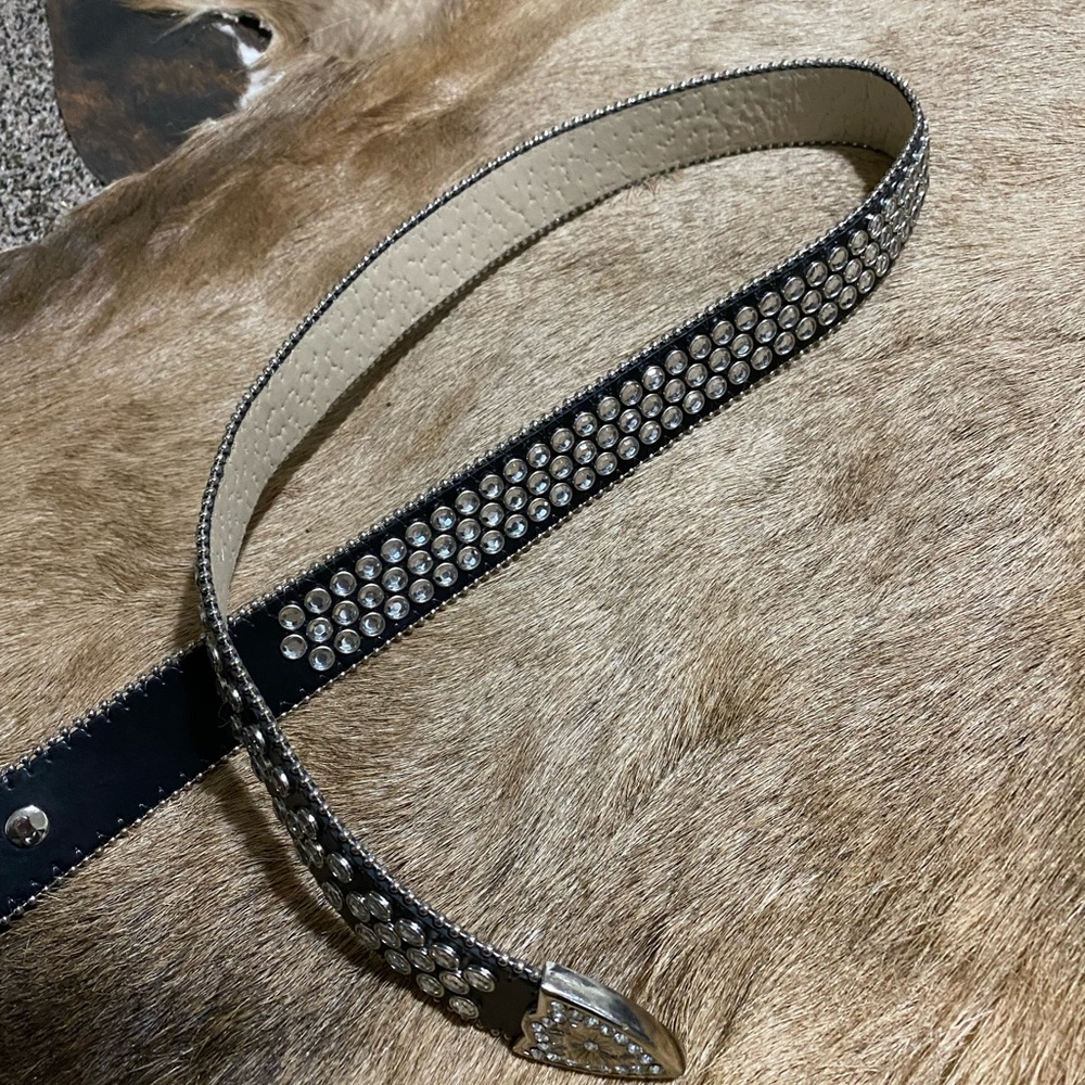 Western bling belt